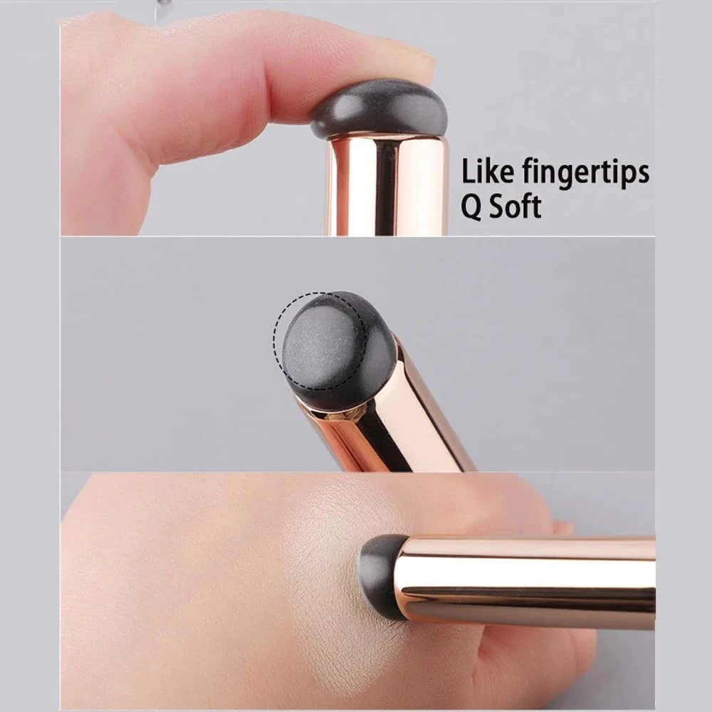 Cọ Tán Son Môi Có Nắp Silicone Dưỡng Xăm Môi Che Khuyết Điểm MAGA Silicone Lip Brush MA36 (Hồng)