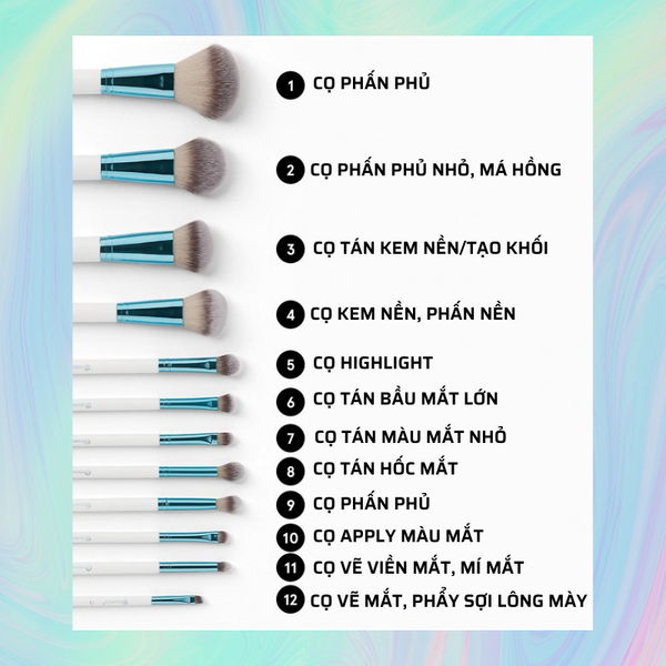 Bo-co-trang-diem-bh-cosmetics-poolside-chic-12-piece-brush-set 04