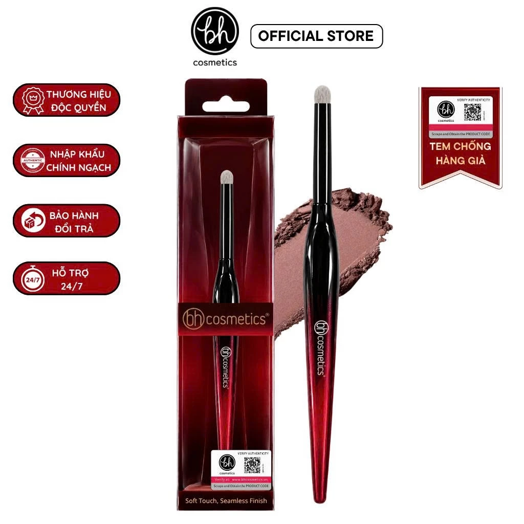 Cọ Nhấn Đầu Mắt - Tán Hốc Mắt - Tô Sáng Highlight Bọng Mắt BH Cosmetics Small Pencil BH024