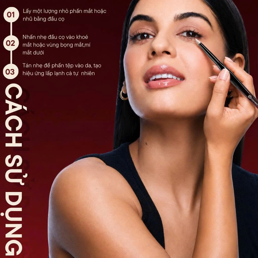 Cọ Che Khuyết Điểm Đầu Nhọn - Cọ Tô Sáng Bọng Mắt BH COSMETICS Small Pencil Brush BH032