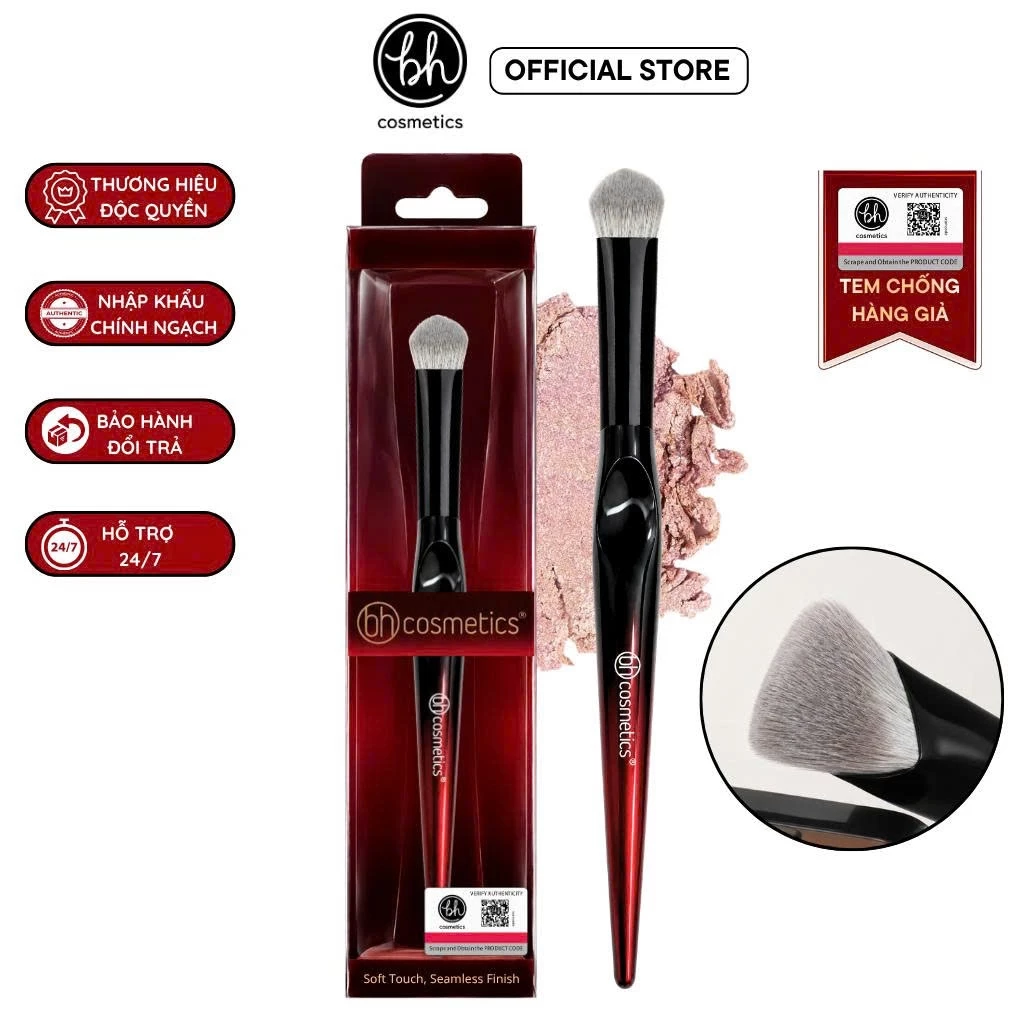 Cọ Kem Nền Lỏng Má Hồng Kem BH Cosmetics Triangular Sloped Foundation Brush BH009