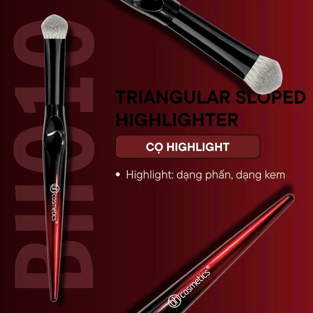Cọ Kem Nền Lỏng Má Hồng Kem BH Cosmetics Triangular Sloped Foundation Brush BH009